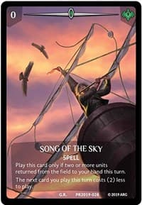 Song of the Sky (Full Art) - Argent Saga Promos - Argent Saga TCG card