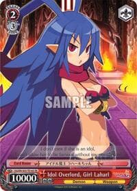 Idol Overlord, Girl Laharl (SR) - Disgaea - Weiss Schwarz card