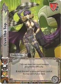 Over the Top (Full Art Promo) - Red Horizon: Blood Omen - UniVersus card