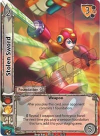 Stolen Sword (Full Art Promo) - Mega Man: Battle for Power - UniVersus card