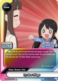 Try New Things - The iDOLM@STER Cinderella Girls Theater - Future Card BuddyFight card