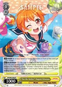 "For the Smiles!" Hagumi Kitazawa - BanG Dream! Girls Band Party! Vol.2 - Weiss Schwarz card