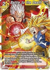 Battle to the Death - Malicious Machinations - Dragon Ball Super: Masters card
