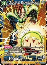 Android 16, Mechanical Prowess - Malicious Machinations - Dragon Ball Super: Masters card
