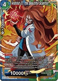 Android 21, the Beautiful Scientist - Malicious Machinations - Dragon Ball Super: Masters card