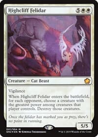 Highcliff Felidar - Magic Game Night 2019 - Magic: The Gathering card