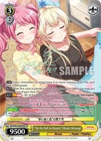 "On the Path to Dreams" Chisato Shirasagi (SP) (B) - BanG Dream! Girls Band Party! Vol.2 - Weiss Schwarz card