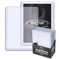 3" x 4" Topload Card Holder - Standard (25-Count) - BCW Toploaders - Collectible Storage card
