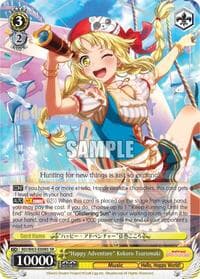 "Happy Adventure" Kokoro Tsurumaki (SR) - BanG Dream! Girls Band Party! Vol.2 - Weiss Schwarz card