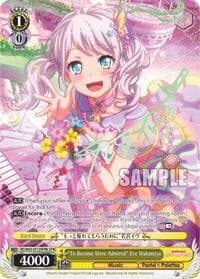 "To Become More Admired" Eve Wakamiya (SPM) (B) - BanG Dream! Girls Band Party! Vol.2 - Weiss Schwarz card