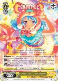 "Getting Dizzy..." Kanon Matsubara (SR) - BanG Dream! Girls Band Party! Vol.2 - Weiss Schwarz card