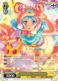 "Getting Dizzy..." Kanon Matsubara (SPM) (A) - BanG Dream! Girls Band Party! Vol.2 - Weiss Schwarz card