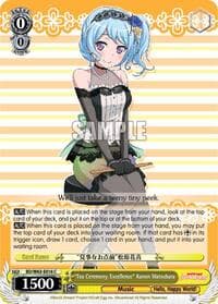 "Tea Ceremony Excellence" Kanon Matsubara - BanG Dream! Girls Band Party! Vol.2 - Weiss Schwarz card
