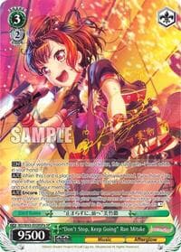 "Don't Stop, Keep Going" Ran Mitake (SP) (A) - BanG Dream! Girls Band Party! Vol.2 - Weiss Schwarz card