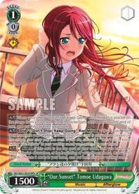 "Our Sunset" Tomoe Udagawa (SP) (B) - BanG Dream! Girls Band Party! Vol.2 - Weiss Schwarz card