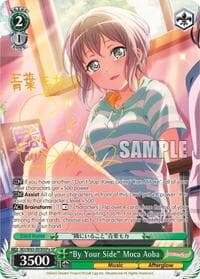 "By Your Side" Moca Aoba (SP) (A) - BanG Dream! Girls Band Party! Vol.2 - Weiss Schwarz card