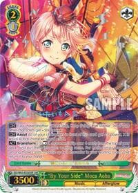 "By Your Side" Moca Aoba (SSP) - BanG Dream! Girls Band Party! Vol.2 - Weiss Schwarz card