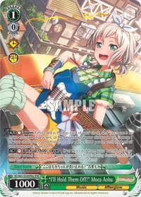 "I'll Hold Them Off!" Moca Aoba (SPM) (A) - BanG Dream! Girls Band Party! Vol.2 - Weiss Schwarz card