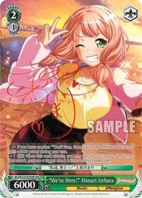 "We're Here!" Himari Uehara (SPM) (B) - BanG Dream! Girls Band Party! Vol.2 - Weiss Schwarz card