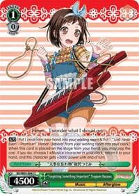 "Forgetting Something Important" Tsugumi Hazawa - BanG Dream! Girls Band Party! Vol.2 - Weiss Schwarz card