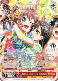 "A Sparkly Smile" Saya Yamabuki (SP) (A) - BanG Dream! Girls Band Party! Vol.2 - Weiss Schwarz card