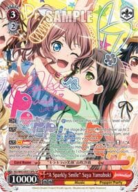 "A Sparkly Smile" Saya Yamabuki (SP) (B) - BanG Dream! Girls Band Party! Vol.2 - Weiss Schwarz card