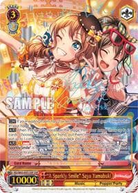 "A Sparkly Smile" Saya Yamabuki (SSP) - BanG Dream! Girls Band Party! Vol.2 - Weiss Schwarz card