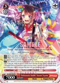 "Enthusiastic Huddle" Kasumi Toyama - BanG Dream! Girls Band Party! Vol.2 - Weiss Schwarz card