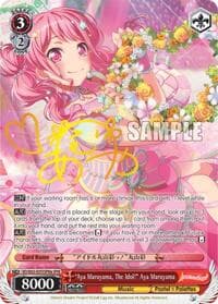 "Aya Maruyama, The Idol!" Aya Maruyama (SPM) (A) - BanG Dream! Girls Band Party! Vol.2 - Weiss Schwarz card