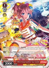 "CiRCLE Storage Expedition" Saya Yamabuki (SPM) (A) - BanG Dream! Girls Band Party! Vol.2 - Weiss Schwarz card