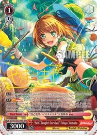 "Self-Taught Survival" Maya Yamato (SPM) (A) - BanG Dream! Girls Band Party! Vol.2 - Weiss Schwarz card