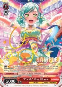 "I'm Me" Hina Hikawa (SPM) (A) - BanG Dream! Girls Band Party! Vol.2 - Weiss Schwarz card