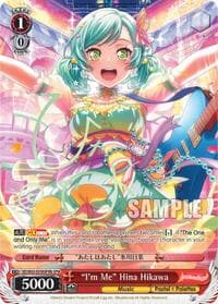 "I'm Me" Hina Hikawa (SPM) (B) - BanG Dream! Girls Band Party! Vol.2 - Weiss Schwarz card
