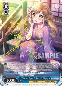 "Secret Spot" Arisa Ichigawa (SP) (A) - BanG Dream! Girls Band Party! Vol.2 - Weiss Schwarz card