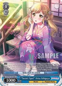 "Secret Spot" Arisa Ichigawa (SP) (B) - BanG Dream! Girls Band Party! Vol.2 - Weiss Schwarz card