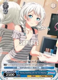 "Sharing Something with You" Eve Wakamiya - BanG Dream! Girls Band Party! Vol.2 - Weiss Schwarz card