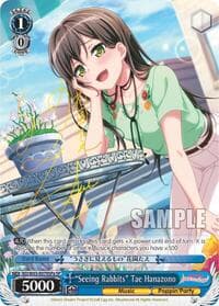 "Seeing Rabbits" Tae Hanazono (SP) (A) - BanG Dream! Girls Band Party! Vol.2 - Weiss Schwarz card