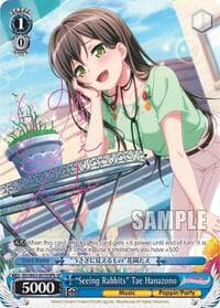 "Seeing Rabbits" Tae Hanazono (SP) (B) - BanG Dream! Girls Band Party! Vol.2 - Weiss Schwarz card