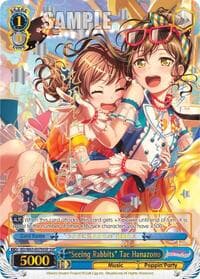 "Seeing Rabbits" Tae Hanazono (SSP) - BanG Dream! Girls Band Party! Vol.2 - Weiss Schwarz card