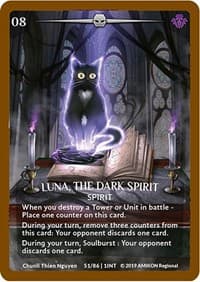 Luna, the Dark Spirit (Bronze Metal) (ARG Oct./Nov. 2019 Regional) - Argent Saga Promos - Argent Saga TCG card
