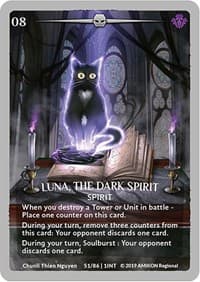 Luna, the Dark Spirit (Silver Metal) (ARG Oct./Nov. 2019 Regional) - Argent Saga Promos - Argent Saga TCG card