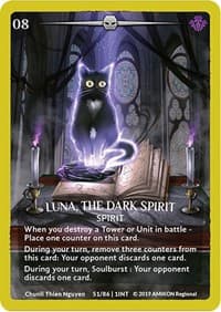 Luna, the Dark Spirit (Gold Metal) (ARG Oct./Nov. 2019 Regional) - Argent Saga Promos - Argent Saga TCG card