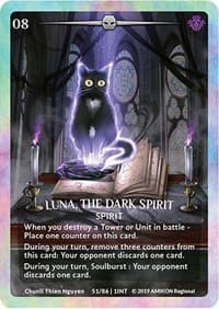 Luna, the Dark Spirit (Rainbow Metal) (ARG Oct./Nov. 2019 Regional) - Argent Saga Promos - Argent Saga TCG card