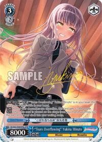 "Tears Overflowing" Yukina Minato (SPM) (A) - BanG Dream! Girls Band Party! Vol.2 - Weiss Schwarz card