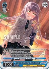"Tears Overflowing" Yukina Minato (SPM) (B) - BanG Dream! Girls Band Party! Vol.2 - Weiss Schwarz card
