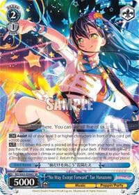 "No Way Except Forward" Tae Hanazono (SR) - BanG Dream! Girls Band Party! Vol.2 - Weiss Schwarz card