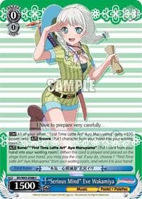 "Serious Mind" Eve Wakamiya - BanG Dream! Girls Band Party! Vol.2 - Weiss Schwarz card
