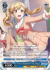 "Arisa In Wonderland" Arisa Ichigaya - BanG Dream! Girls Band Party! Vol.2 - Weiss Schwarz card