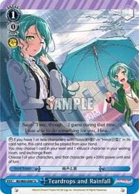 Teardrops and Rainfall - BanG Dream! Girls Band Party! Vol.2 - Weiss Schwarz card