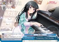 Temporary Club Member (RRR) - BanG Dream! Girls Band Party! Vol.2 - Weiss Schwarz card